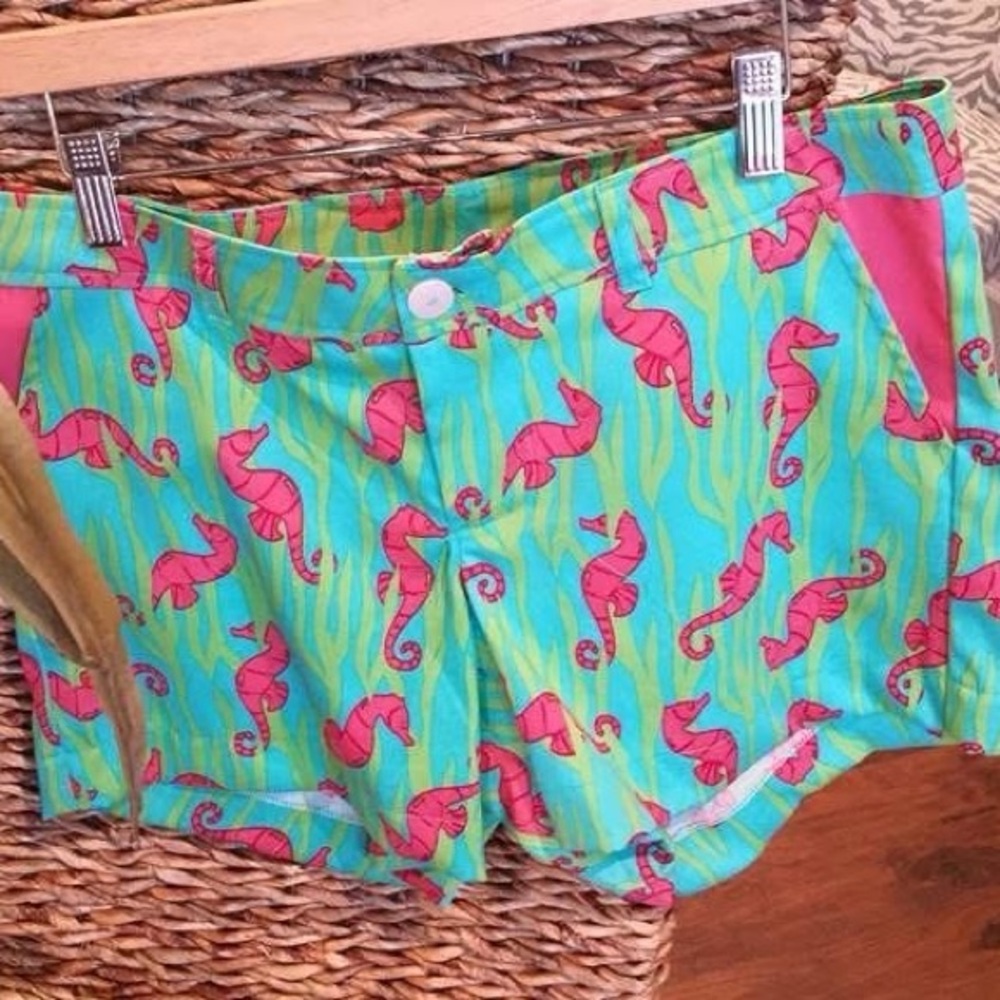 Perfect for summer beach trips …Adorable Seahorse Print Women’s Shorts
